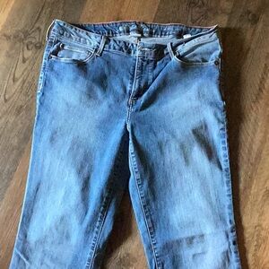 Eddie Bauer slightly curvy boot cut jeans